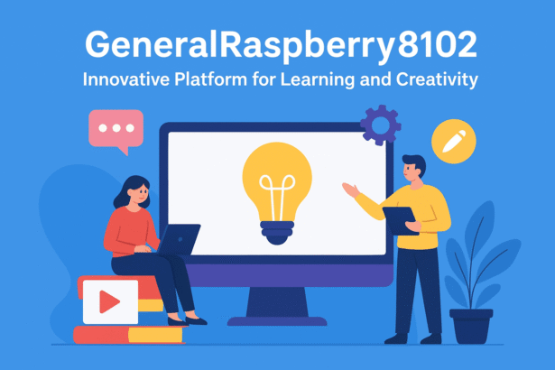 Create an image of 640*427 according to this topic: generalraspberry8102: Innovative Platform for Learning and Creativity