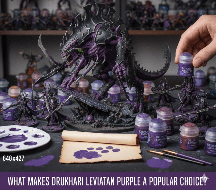 What Makes Drukhari Leviathan Purple a Popular Choice?