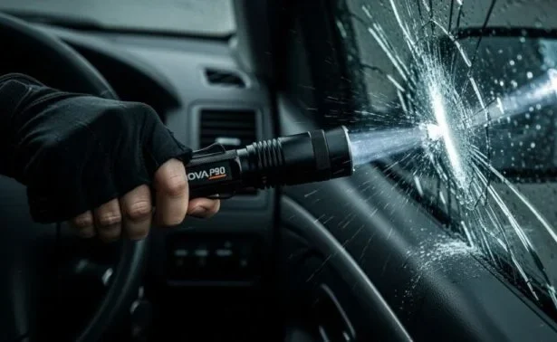 Nova P90 Flashlight Break Car Window: What You Need to Know