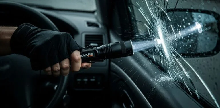 Nova P90 Flashlight Break Car Window: What You Need to Know