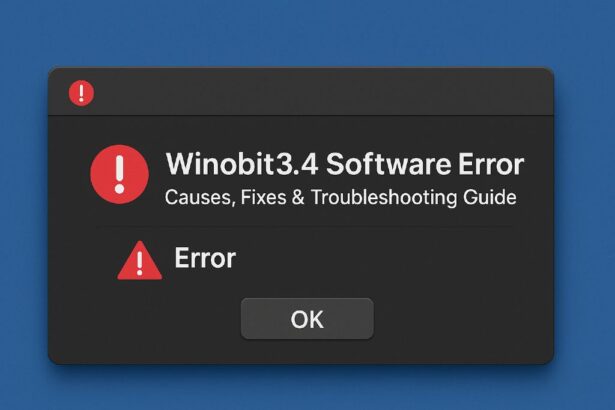 Winobit3.4 Software Error: Causes, Fixes & Troubleshooting Guide
