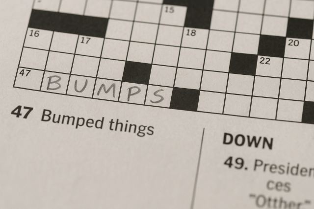 Bumped Things NYT Crossword: Answer, Clue, and Full Explanation