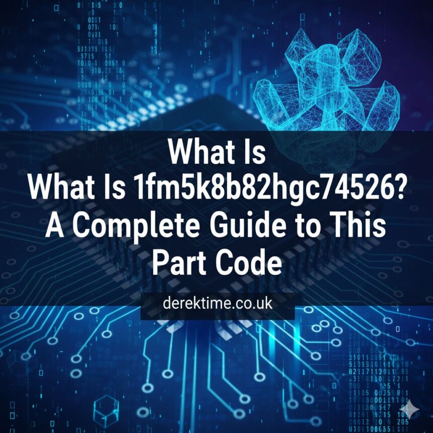 What Is 1fm5k8b82hgc74526? A Complete Guide to This Part Code