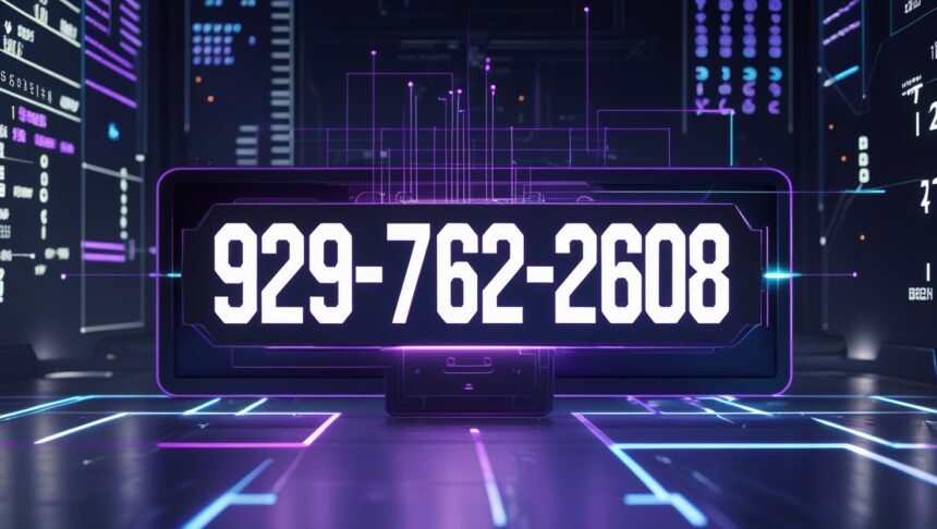 929-762-2608 – A Number with a Hidden Meaning?